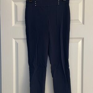 JM Collection Elegant Navy Women's Pants